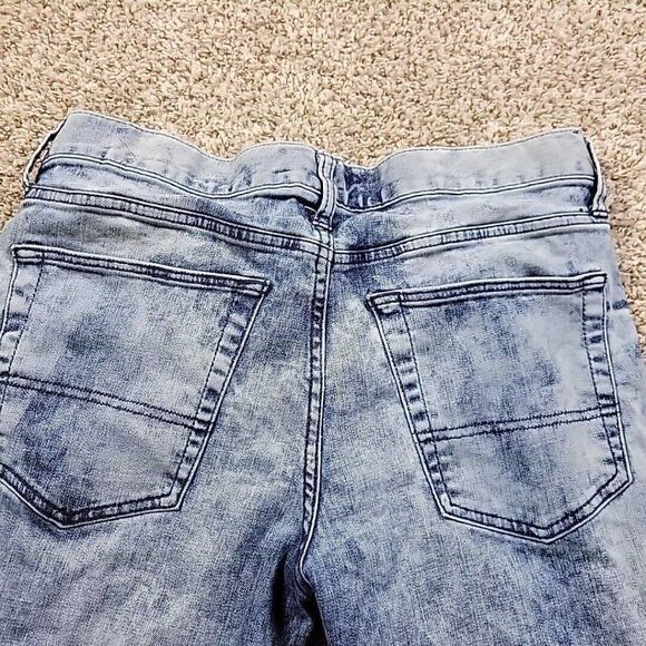 Arizona Jeans Mens 32x31 Tag 32x32 Skinny Distressed Denim Flex Denim - Picture 7 of 7